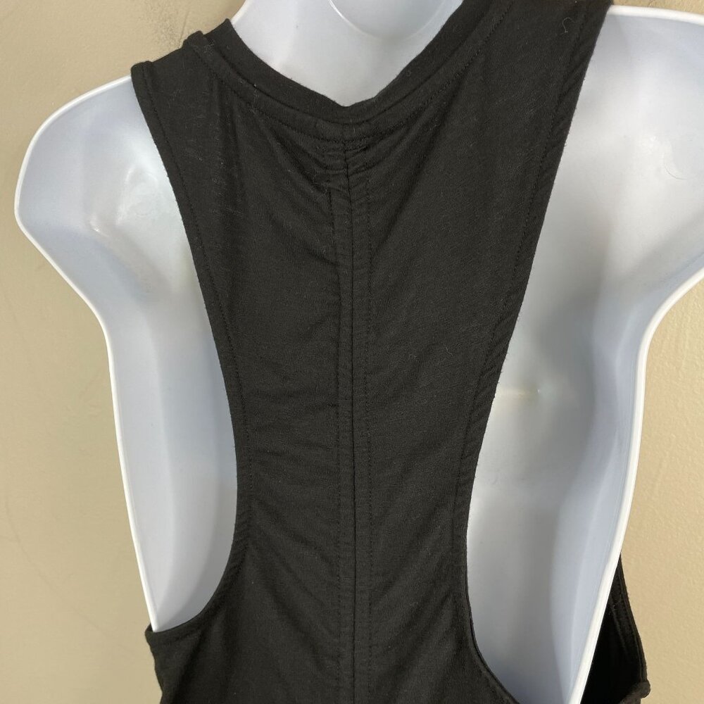 Boho Festival Top Womens Small Indie Ruched Butterfly Racerback Sleeveless Beach - Picture 11 of 13